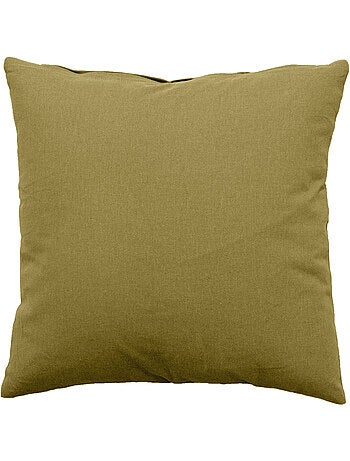 Coussin uni effet Bachette déhoussable - 40 x 40 cm