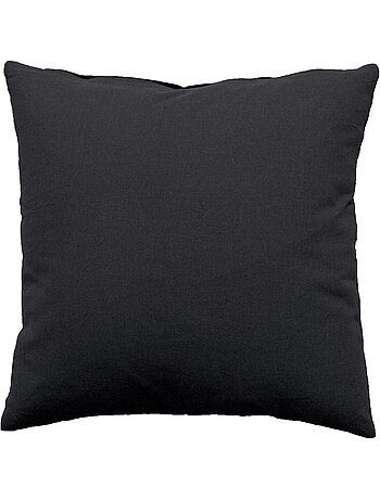 Coussin uni effet Bachette déhoussable - 40 x 40 cm