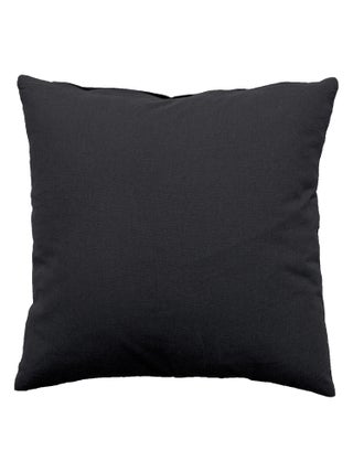Coussin déhoussable uni en coton