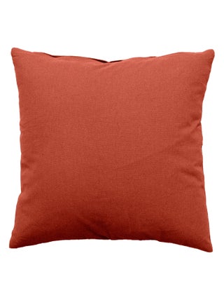 Coussin déhoussable uni en coton
