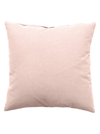 Coussin déhoussable uni en coton