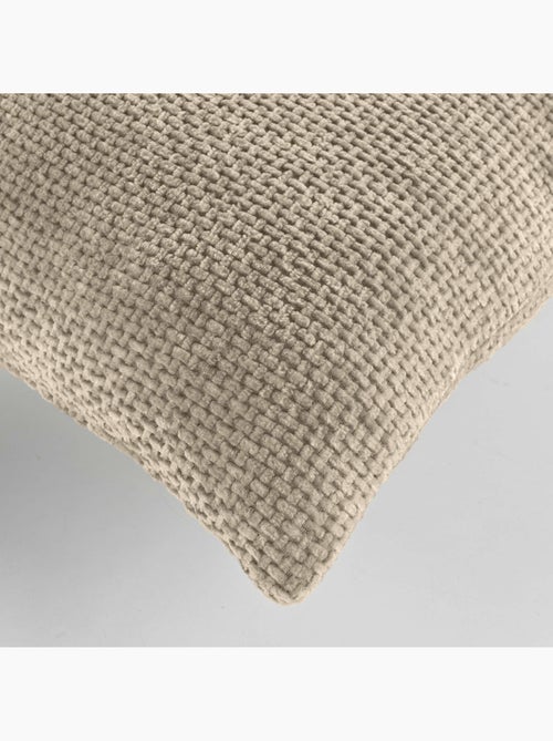 Coussin Déhoussable – Velours Chenille Léo - Kiabi