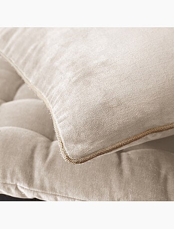 Coussin Déhoussable – Velours de Coton - César