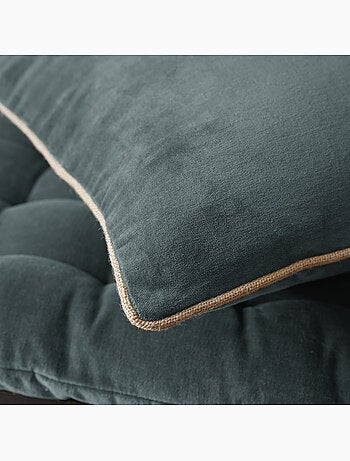 Coussin Déhoussable – Velours de Coton - César
