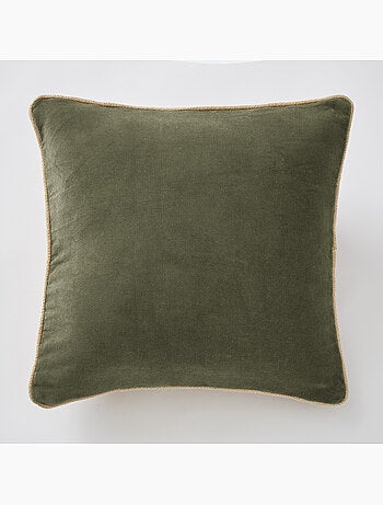 Coussin Déhoussable – Velours de Coton - César
