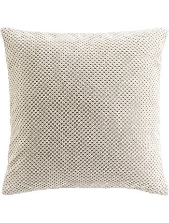 Coussin déhoussable velours relief java