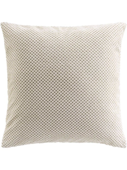 Coussin déhoussable velours relief java - Kiabi Coussin déhoussable velours relief java - Kiabi