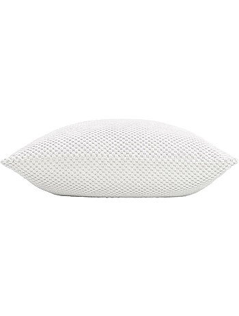 Coussin déhoussable velours relief java