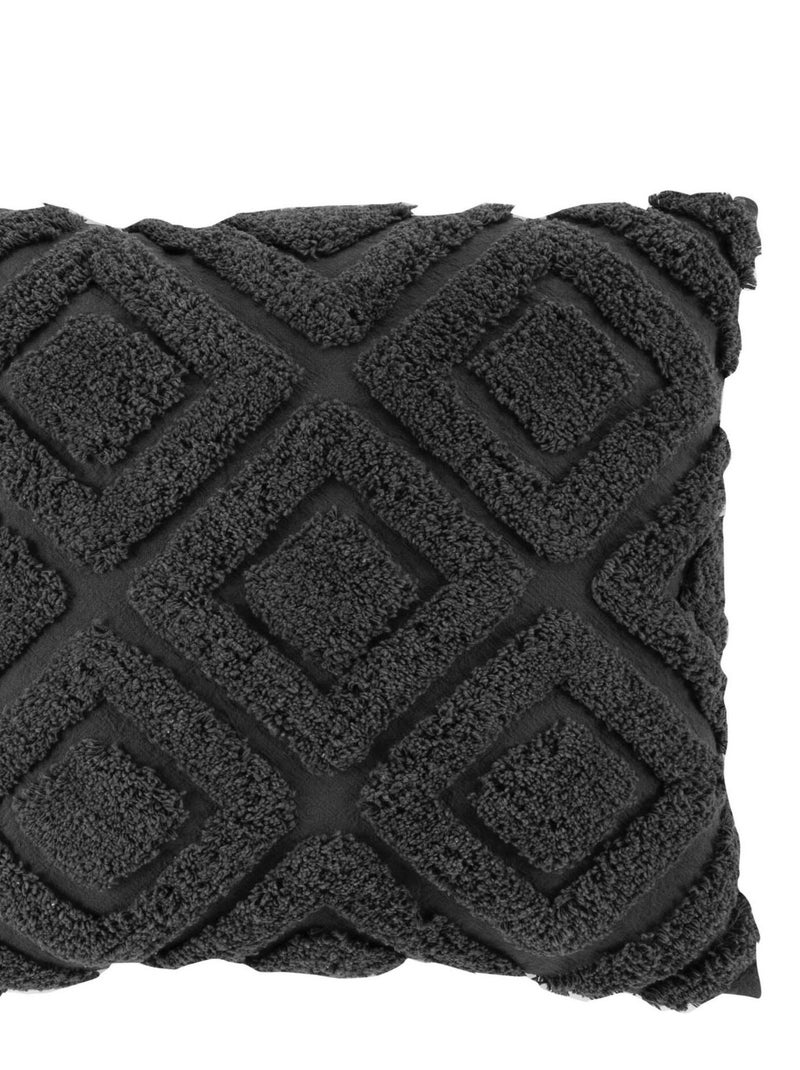 Coussin déhoussable Zainas gris anthracite - Kiabi