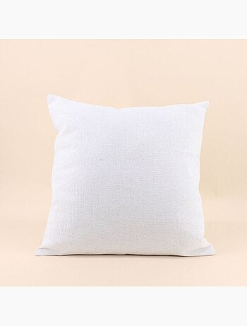 Coussin déperlant & anti uv écru 50x50cm