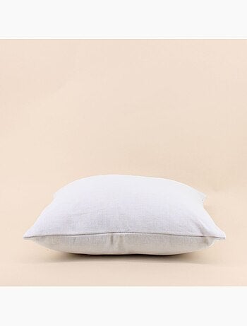 Coussin déperlant & anti uv écru 50x50cm