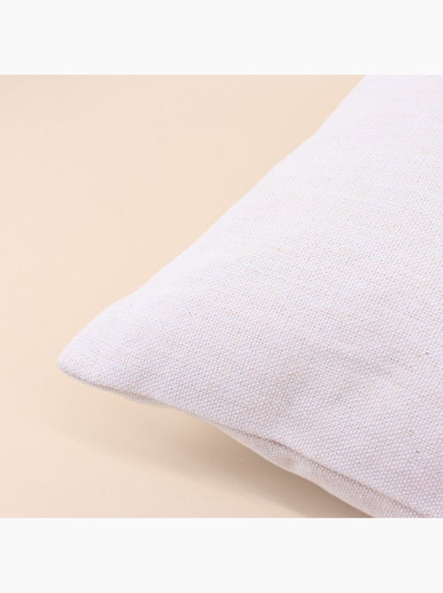 Coussin déperlant & anti uv écru 50x50cm - Kiabi