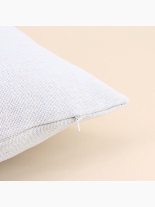 Coussin déperlant & anti uv écru 50x50cm - Kiabi