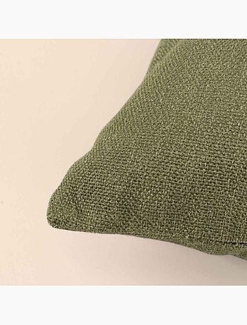 Coussin déperlant & anti uv kaki 30x70cm