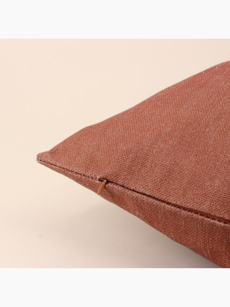 Coussin déperlant & anti uv  marron 60x60cm Marron - Kiabi