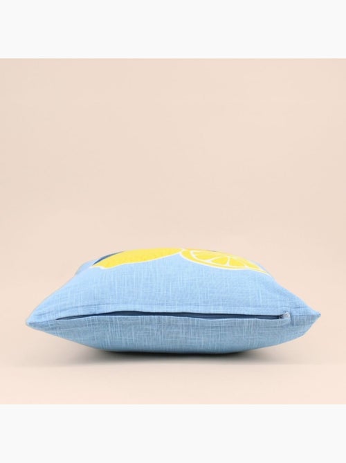 Coussin déperlant & anti uv motifs citrons 40x40cm - Kiabi