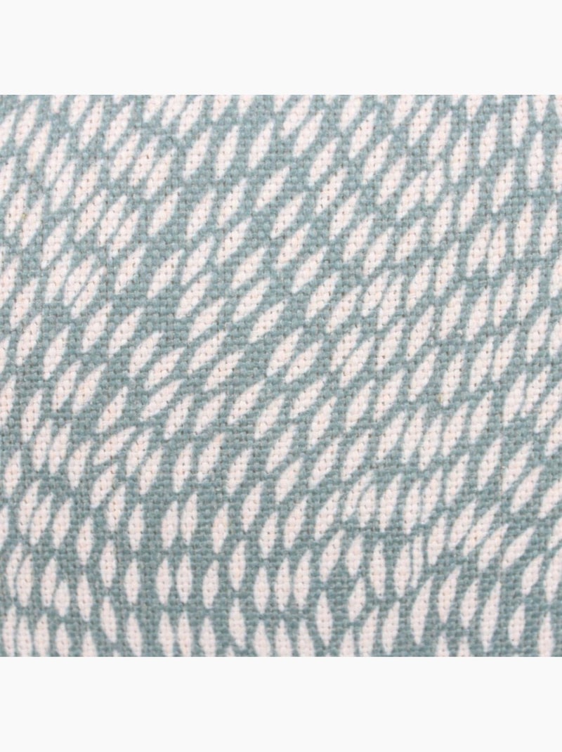 Coussin déperlant & anti uv motifs organiques 30x50cm Gris foncé - Kiabi