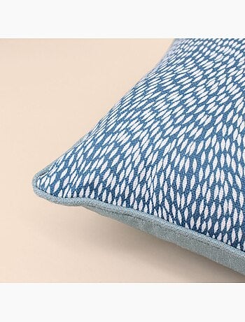 Coussin déperlant & anti-uv motifs organiques 30x70cm