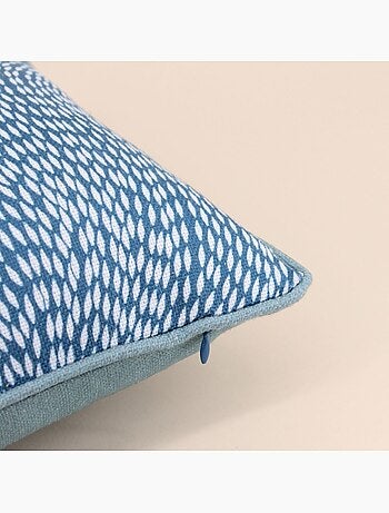 Coussin déperlant & anti-uv motifs organiques 30x70cm