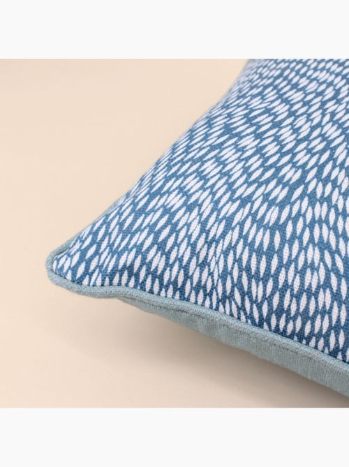 Coussin déperlant & anti-uv motifs organiques 30x70cm - Kiabi
