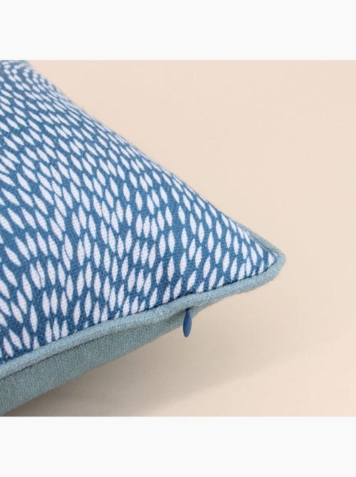 Coussin déperlant & anti-uv motifs organiques 30x70cm - Kiabi