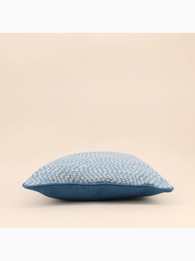 Coussin déperlant & anti uv motifs organiques 40x40cm Vert - Kiabi