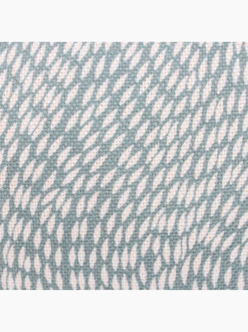 Coussin déperlant & anti uv motifs organiques 40x40cm Vert - Kiabi