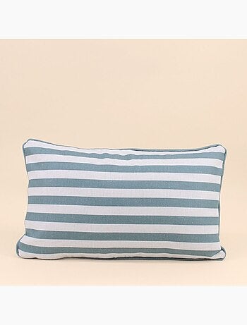 Coussin déperlant & anti uv rayé 30x50cm
