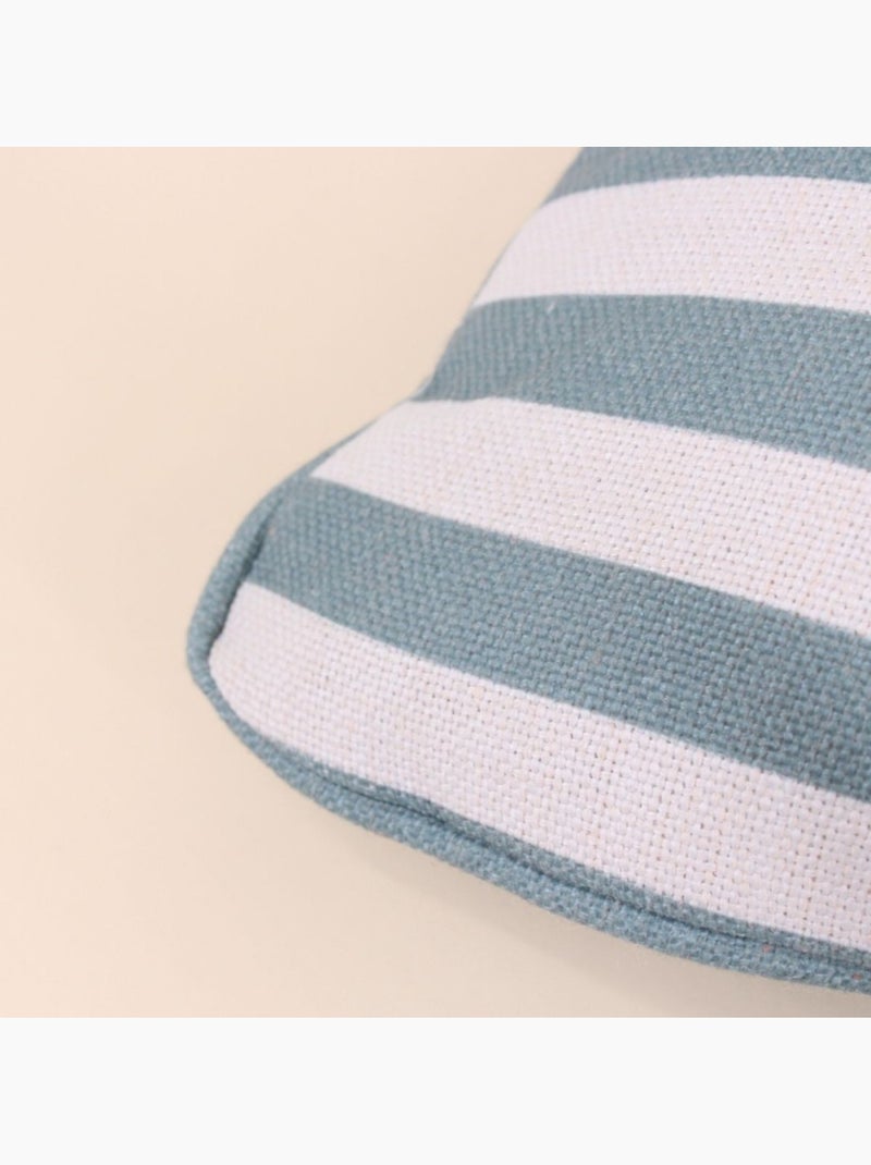 Coussin déperlant & anti uv rayé 30x50cm Beige - Kiabi