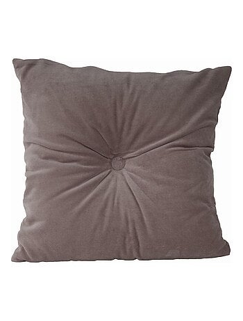 Coussin design carré en velours Luxurious