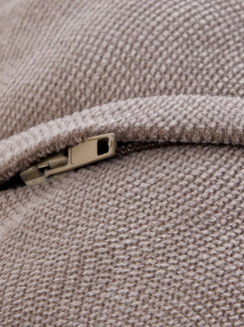 Coussin design Lilou Taupe - Kiabi