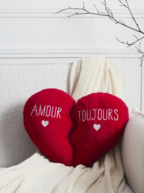 Coussin détachable collection AMOUR TOUJOURS - Kiabi Coussin détachable collection AMOUR TOUJOURS - Kiabi