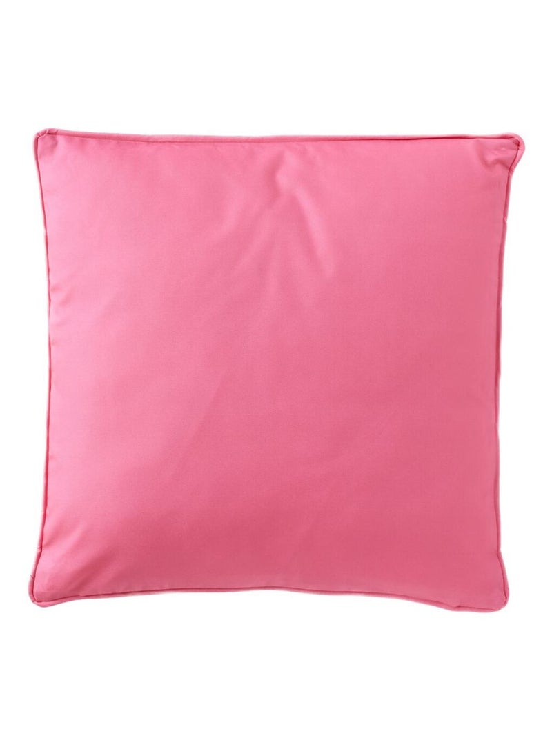 Coussin d'extérieur carré déhoussable PARADISE Rose - Kiabi
