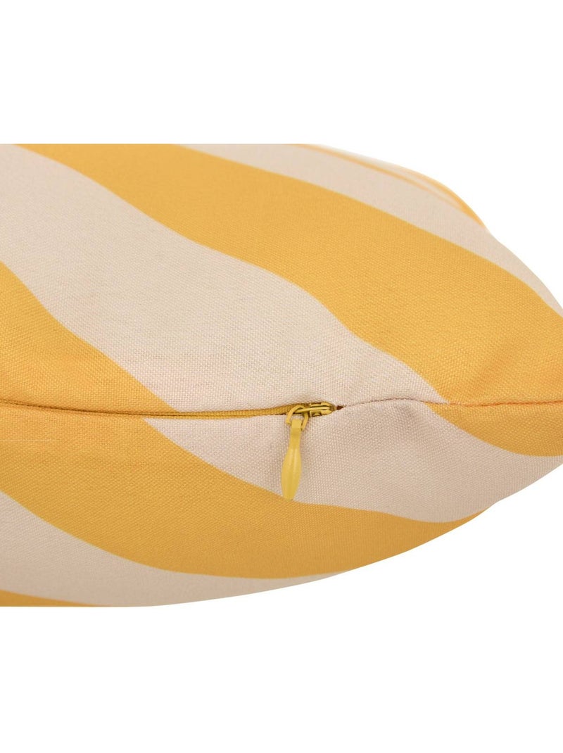 Coussin d'extérieur déhoussable déperlant poolside Jaune - Kiabi