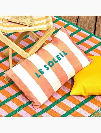 Coussin d'extérieur déhoussable déperlant POOLSIDE