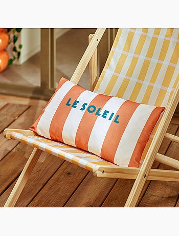 Coussin d'extérieur déhoussable déperlant POOLSIDE