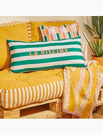 Coussin d'extérieur déhoussable déperlant poolside