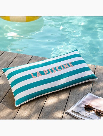 Coussin d'extérieur déhoussable déperlant poolside