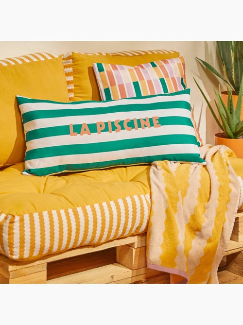 Coussin d'extérieur déhoussable déperlant POOLSIDE - Kiabi Coussin d'extérieur déhoussable déperlant POOLSIDE - Kiabi