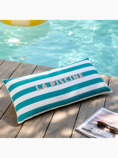 Coussin d'extérieur déhoussable déperlant POOLSIDE - Kiabi Coussin d'extérieur déhoussable déperlant POOLSIDE - Kiabi