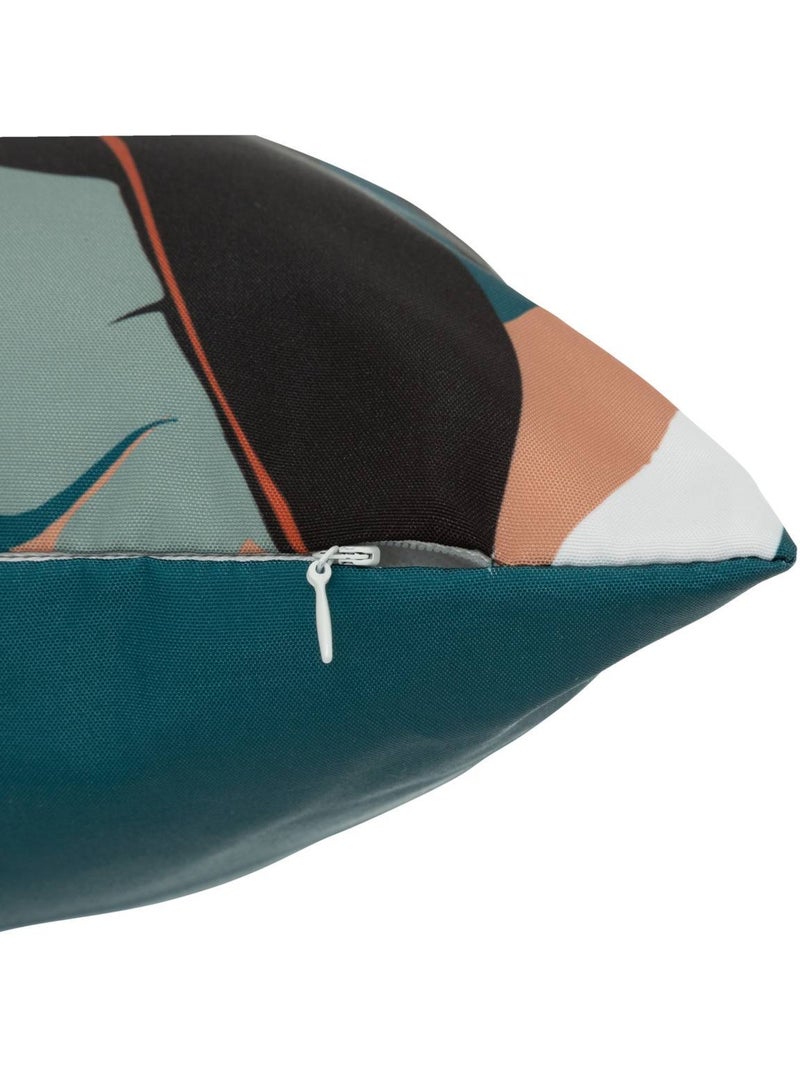Coussin d'extérieur déhoussable deyo Bleu canard - Kiabi