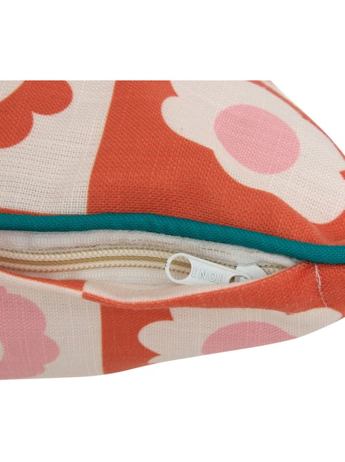 Coussin d'extérieur motif fleurs 30x50cm CHA CHA POP - Kiabi