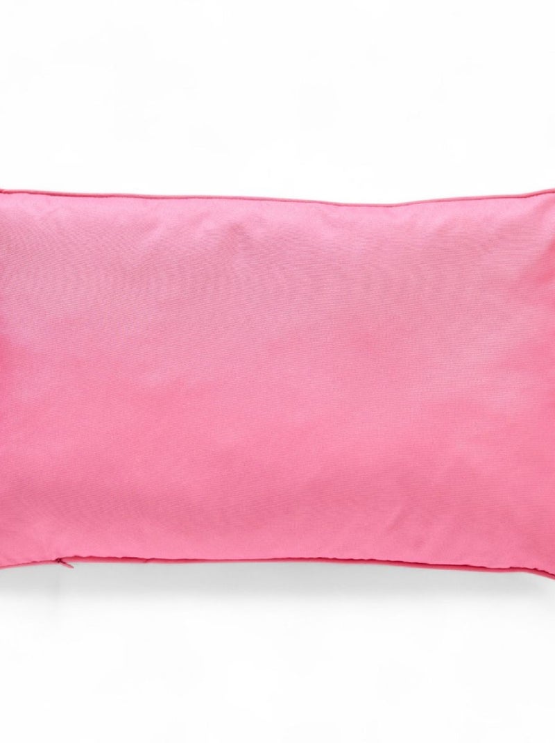 Coussin d'extérieur rectangulaire déhoussable PARADISE Rose - Kiabi