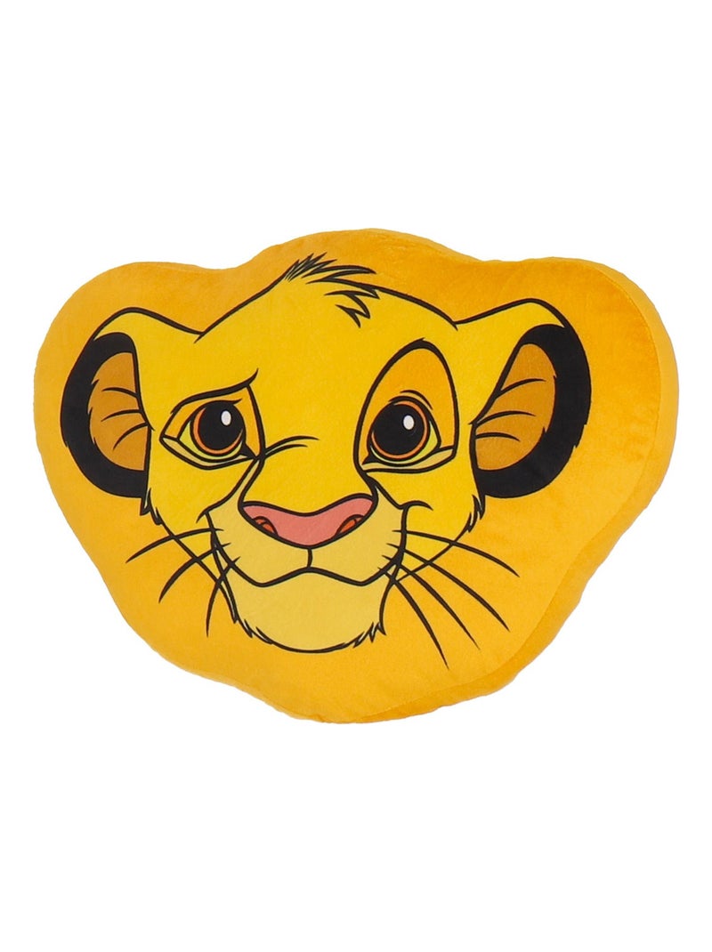 Coussin Disney 3D Roi Lion Simba - 100% Polyester Orange - Kiabi