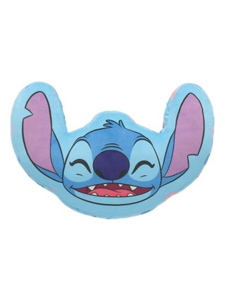 Coussin Disney 3D Stitch - 100% Polyester - Bleu