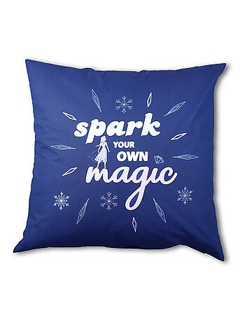 Coussin Disney La Reine des Neiges -Spark your own magic- - Allumez votre propre magie - 45x45 cm