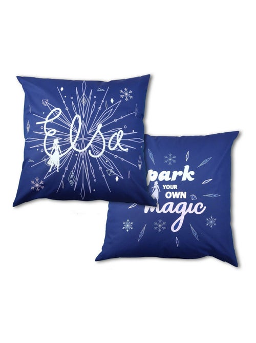 Coussin Disney La Reine des Neiges -Spark your own magic- - Allumez votre propre magie - 45x45 cm - Kiabi