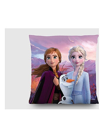 Coussin Disney La Reine des Neiges 2 dans la forêt 40x40 cm