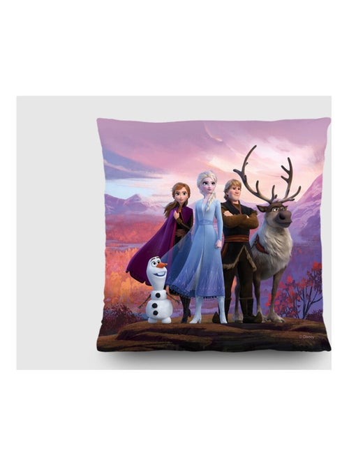Coussin Disney La Reine des Neiges 2 dans la forêt 40x40 cm - Kiabi