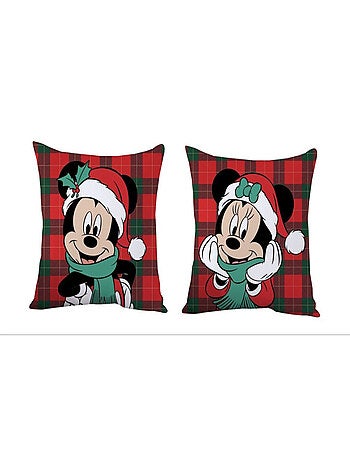Coussin Disney Mickey - Noël 35x35 cm